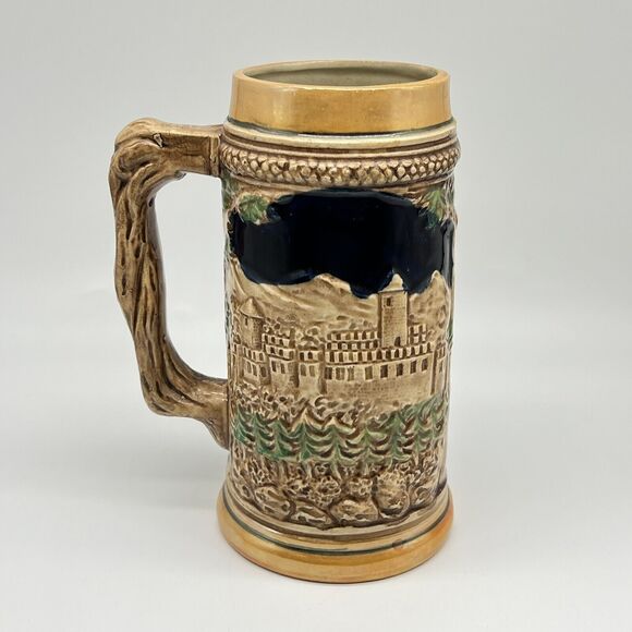 Vintage Napcoware Lusterware German Beer Stein Mug Cup 1960s Japan 7” Ceramic - Picture 4 of 14